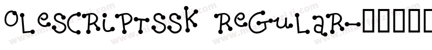 OleScriptSSK Regular字体转换